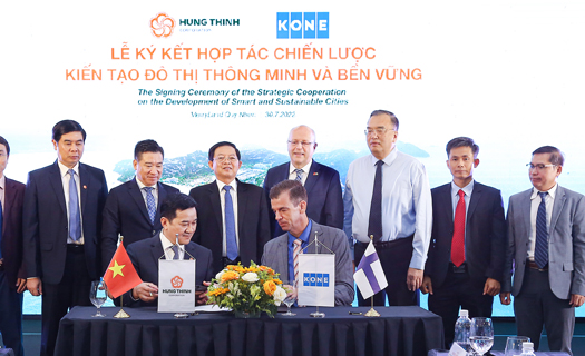 Hưng Thịnh hợp tác chiến lược với KONE Việt Nam kiến tạo đô thị thông minh, bền vững